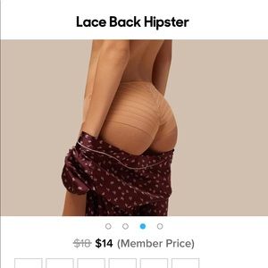 NWOT MeUndies Laceback hipster